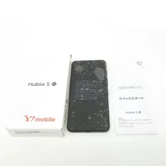 Y!mobile nubia S 5G A403ZT ブラック ※中古/利用〇のサムネイル