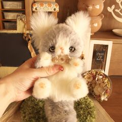 作家様 マヌルネコ アートドール ぬいぐるみ テディベア ブライス