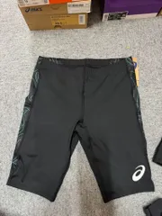 アシックス asics 陸上ウェア メンズ グラフィックミドルタイツ 2091A745-002 2025SSのサムネイル