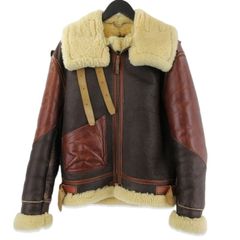 AERO LEATHER B-6 ムートン フライトジャケット 38 - メルカリ