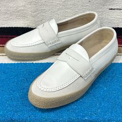 キャプテンサンシャイン別注 パドモア&バーンズ モカシン シューズ 白
