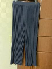 PLEATS PLEASE　ガウチョパンツ　ワイドパンツ　サイズ2　パープル PLEATS PLEASE ガウチョパンツ ワイドパンツ サイズ2 パープル - メルカリ