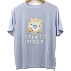 【中古】gelato pique | ジェラートピケ ポケモンスリープ／トゲピー 接触冷感プリントTシャツ＆ショートパンツセット　セットアップ ブルー サイズ：FreeSize【尾張小牧店】【専】