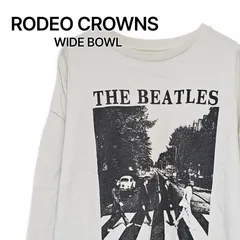 RODEO CROWNS ロデオクラウンズ ホワイト レディース ワンピース ミニワンピース 長袖 ビートルズ アビーロード スウェットワンピース オーバーサイズ【フリーサイズ】472KJのサムネイル