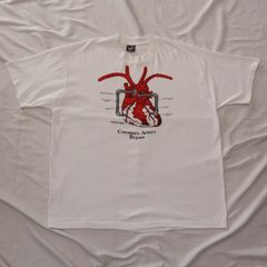 90s Hanes 心臓 解剖図 ペースメーカー Tee XL - メルカリ