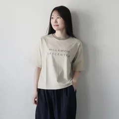 LAITERIE (レイトリー) | ブリングアウトエコ天竺 リンガープリント5分袖 (grayge / light blue) | トップス Tシャツのサムネイル