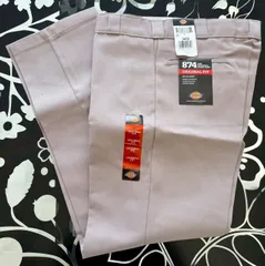 【新品・タグ付】Dickies 874 ワークパンツ W34×L32 シルバーグレー (訳あり特価)