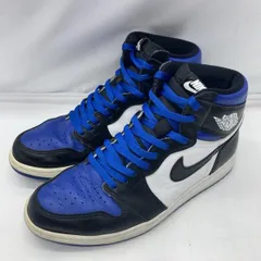【中古】NiKE Air Jordan 1 Retro High OG "Royal Toe" (2020) 555088-041 28cm ナイキ ブルー[19]のサムネイル