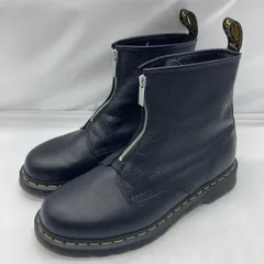 【中古】Dr.Martens 1460 フロント ジップ ジップ アップ ブーツ サイズ28cm ブラック ドクターマーチン[19]