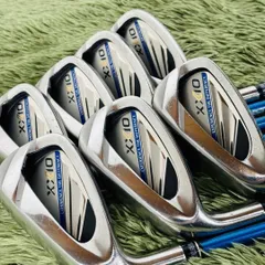 【中古】ゼクシオ 11代目 MP1100 レフティ アイアン7本セット メンズゴルフ XXIO DUNLOP ダンロップ 左利き 純正カーボンシャフト 男性 flex Rのサムネイル