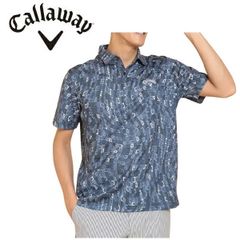 新品 定価1.87万 callaway キャロウェイ 総柄 幾何学柄 ポロシャツ