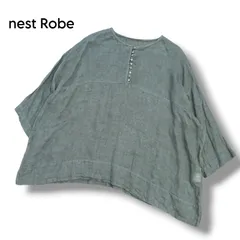 【nest Robe】リネンヘンリーネックプルオーバーのサムネイル