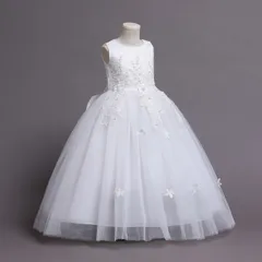 新品 ロングドレス 子供ドレス 発表会ドレス ワンピース   ドレス パーティー 誕生日 子ども 結婚式  発表会 ドレス キッズ 女の子 お姫様 ジュニアドレス ピアノ 入学式 #tjtxd