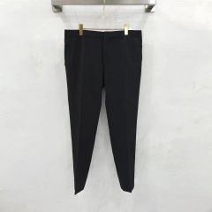 未使用】エルメス パンツ ウール95%•カシミヤ5% グレー 40サイズ 