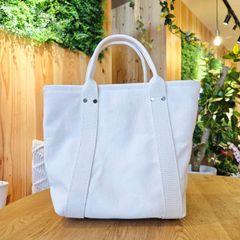Oui tote 2way トートバッグ ホワイト ショルダー付き - メルカリ