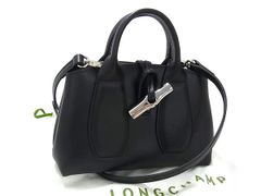 LONGCHAMP メールボックス ハンドバッグ 2way 斜めがけ ブラック 