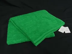 ■新品■未使用■ BOTTEGA VENETA ボッテガヴェネタ コットン100％ ビーチタオル バスタオル レディース メンズ グリーン系 FQ6566のサムネイル