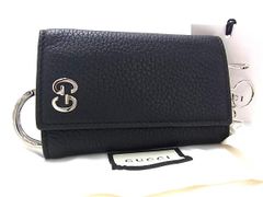 ✨極美品✨GUCCI フラグメントケース GG ロゴ シボ革 ブラック - メルカリ