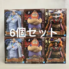 未開封 ONE PIECE THE GRANDLINE SERIES マーシャル・D・ティーチ 他 フィギュア 6個セット SF5517 c099