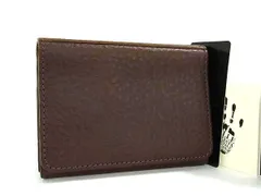 ■美品■ PRARE プレリー レザー カードケース コインケース コインパース カード入れ 小銭入れ メンズ ブラウン系 BQ4272のサムネイル