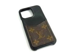 美品 ルイヴィトン iPhone 14pro モノグラム リバース バンパー 正規品 ルイヴィトン スマホケース バンパー 14pro モノグラム