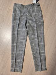KNOTT トゥモローランド カシミヤ混 ブロックチェック ワイドパンツ 2 