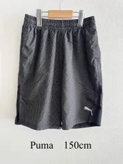 Puma　プーマ　ショートパンツ　150cm　パンツ　男の子用　ブラック系　スポーツ　運動　ウエア　ボーイズ　男児　キッズ　子供服　送料込み　3408208