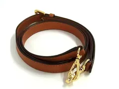 ■美品■ MICHAEL KORS マイケルコース レザー バッグ用 ショルダーストラップ 斜め掛け 肩掛け レディース オレンジ系 HA7023