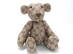 GUCCI GG柄 テディベア ぬいぐるみ - メルカリ