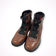 PRADA SPORT / テックレースレザーブーツ 極美品 SIZE:8