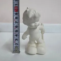靴を履こうとする天使 SENSHUKAI SKIP フィギュリン 陶器 置物 昭和レトロのサムネイル