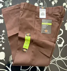 【新品・タグ付】Dickies 873 スリムフィットワークパンツ W29×L30  ダークブラウン【訳あり特価】