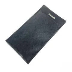 TOM FORD トムフォード カードケース  /レザー    ブラック ユニセックス / 240001120722 TOM FORD（トムフォード） カードケース ブラック SMALL GRAIN CALF T