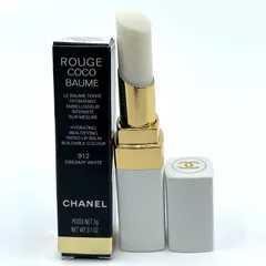 CHANEL シャネル ルージュ ココ ボーム 912 ドリーミーホワイト リップクリーム スティック ココマーク【管理No.K 13097】