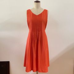 さくら様マーガレットハウエル 麻 シルク Mノースリーブフレア