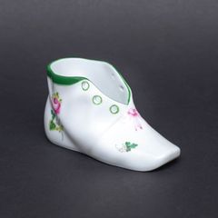 レア❤ヘレンド セーブル風 小薔薇 ベビーシューズ 小物入れ 置物