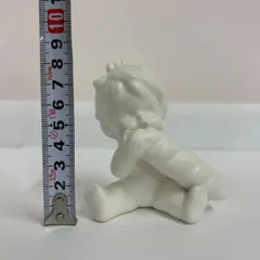 バケットを頬張る天使 SENSHUKAI SKIP フィギュリン 陶器 置物 昭和レトロのサムネイル