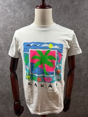 80s 90s 沖縄 OKINAWA BEACH ネオンカラー 半袖Tシャツ - メルカリ