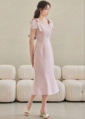 ロクサンダ ROKSANDA 桜ピンク リボン ワンピース キャサリン姫モデル 