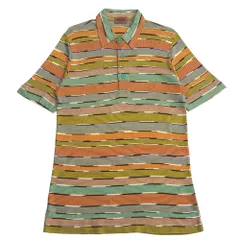 Missoni ミッソーニ ヴィンテージ ポロシャツ サイズ50 半袖 ニット シャツ イタリア製 ブランド古着【中古】20260511/RA9328のサムネイル
