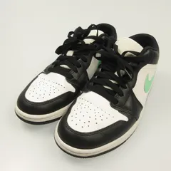【姫路東店】 中古 NIKE | ナイキ スニーカー AIR JORDAN 1 LOW GREEN GLOW 553558-131 ホワイト 26.5cm 【126】