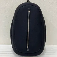 2987　kawa-kawa　kawakawa　カワカワ　WET　リュックサック　バックパック　リュック　ブラック　黒　ウェット　ウェットスーツ素材　レディース　メンズ　ユニセックス　シンプル　カジュアル　きれいめのサムネイル