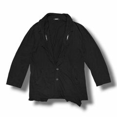 09AW ANN DEMEULEMEESTER ドレープダブルボタンジャケット - メルカリ