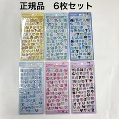 Sanrio ボンボンドロップシール　文字　6枚セット　正規品