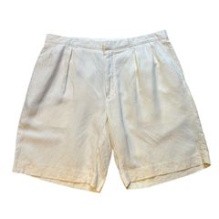 Ralph Lauren 90s リネンショーツ 2タック 白 - メルカリ