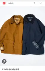 新品) UNIQLO ユニクロ コーデュロイ KARA（カラ） CHECK ブルゾン ジャケット 160のサムネイル