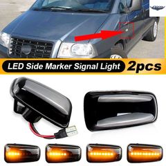 2個入り ダイナミックLEDサイドマーカーライト シグナルブリンカー FIAT SCUDO MARK 1 1995-2006 ULYSSE 1994-2002 OEM#:9633513780
