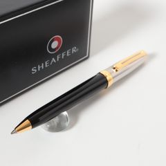 SHEAFFER 黒 ボールペン 専用ケース付き - メルカリ