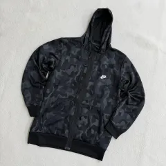 XL NIKE カモフラージュ フードジップアップ 0427T