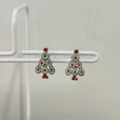 ピアス　クリスマスツリー　キラキラ　管理番号B10